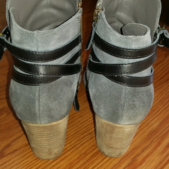 BP Nordstrom grey suede booties - Picture 5 of 5